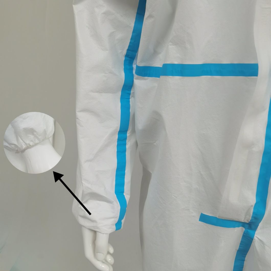 Waterproof Microporous Protective Clothing Wholesale Hooded Coverall
