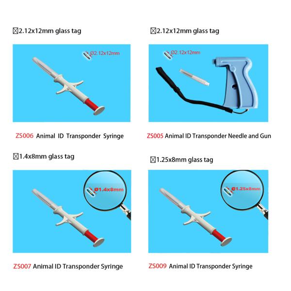 1.4*8mm ISO Transponder Microchip , Portable Pet ID Chip For Dog / Cat