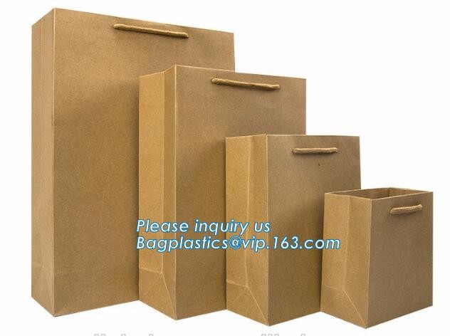 Custom paper bag with handle coated white paper bag printing pattern flower carrier bag,Flower carrier paper bags with d