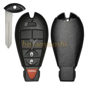 China Safe 3 Button Key Fob For Chrysler , High Precision Smart Car Key Fob wholesale