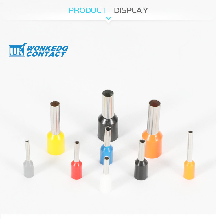 VE4009 4.0mm² Insulated 16.5mm Tail Boot Wire End Ferrules Quick Insertion Terminal For Stranded Wire