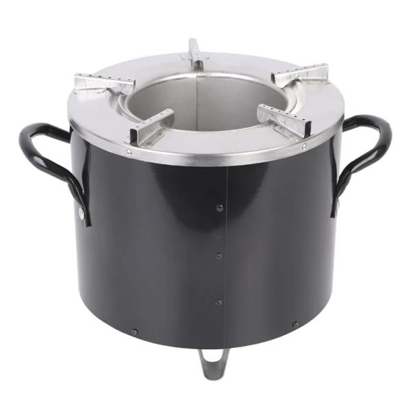 Stainless Steel Jikokoa Classic Smokeless Charcoal Stove for Cooking in Indoor Camping