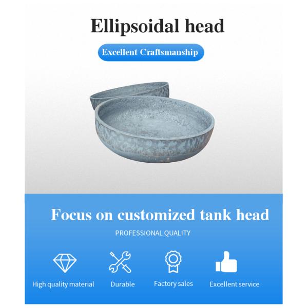 Stainless Steel 304/316 Pressing Dish Head for ASME Carbon Steel Pressure Vessel Tank