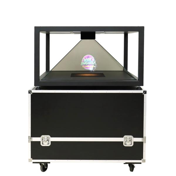 Quality Portable 360 Degree 19inch  Holograpm Display Showcase Plug and Play Used For Advertising Display for sale