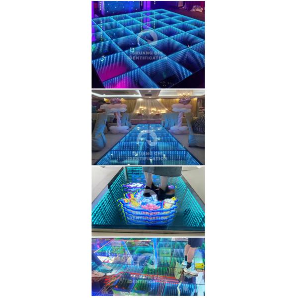 Full Color LED Dance Floor Interactive Floor Tiles Brick Lights
