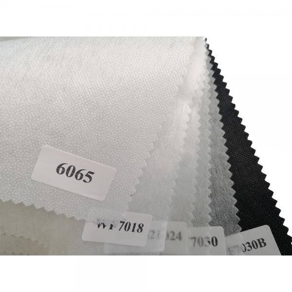 Quality GAOXIN Chinese White Fusible Non Woven Interlining Fabric for Ecofriendly Embroidery for sale