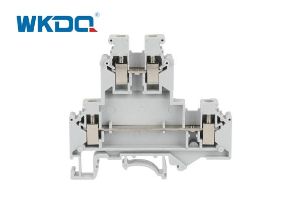 Quality JUKK 5 Installation Electrical Screw Terminal Block , Wiring Barrier Terminal Blocks Flame Retardant for sale