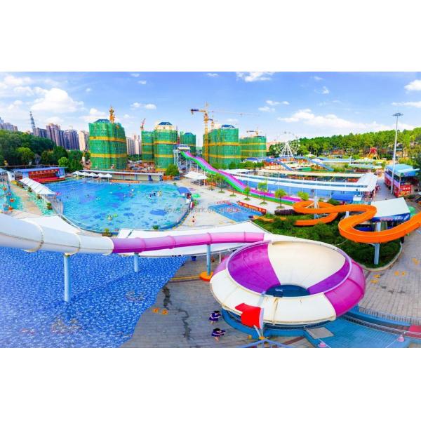 Custom Outdoor Water Playground Equipment Children Aqua Park With Splash Pads For Hotels And Resorts