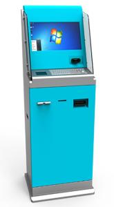 China DC24V Free Standing Machines , 140KG Small amount Bill Payment（Paypass） vaild Terminal wholesale