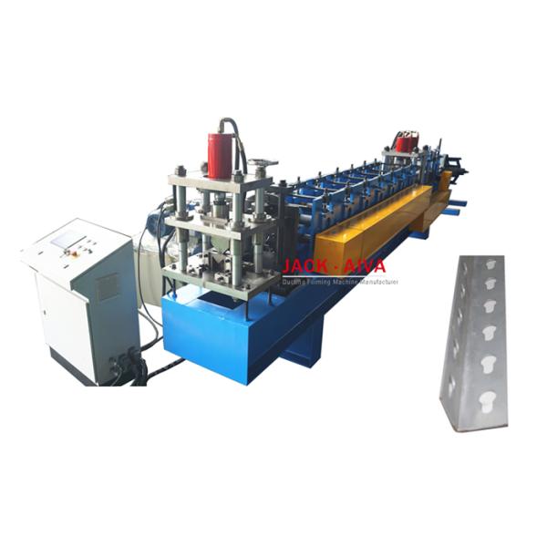 L Storage Rack Roll Forming Machine 5.5kw Rack Shelf Roll Forming Machine