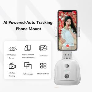 China AI Auto Tracking Phone Mount Tripod Frame &amp; Gesture Control 360° Rotation wholesale