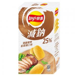 Economy Bulk Purchase: Lays Salted Matsusaka pork Less Sodium Version -Flavored Potato Chips - 166g, Ideal for Wholesale