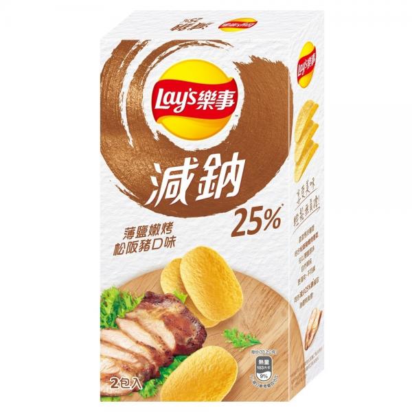 Quality Economy Bulk Purchase: Lays Salted Matsusaka pork Less Sodium Version -Flavored Potato Chips - 166g, Ideal for Wholesale for sale