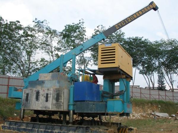 Quality Static Mini Pile Hydraulic Jack In Piling Machine Customised Color for sale