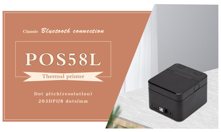 70-90mm/s Black Print Speed USB/Wireless 58mm Thermal Printer for Android POS Receipt