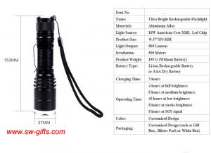 China Wholesale Aluminum Zoomable Micro USB Rechargeable Best Led Flashlight Torch Light wholesale