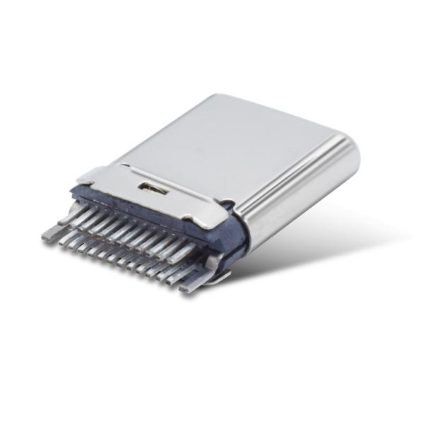 Quality 24 Pin USB Male Connector , Type C USB Connector For PCB Mount for sale