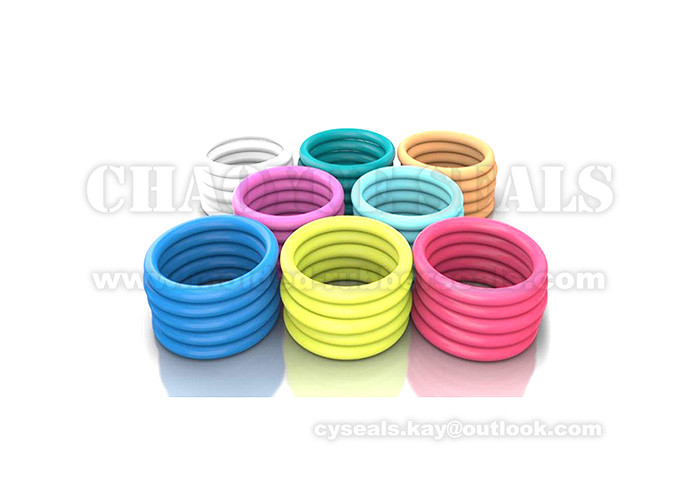 Anti-UV Concentrated Phosphoric and Acetic Acid Resistant Colorful Silicone Rubber O Ring Seals