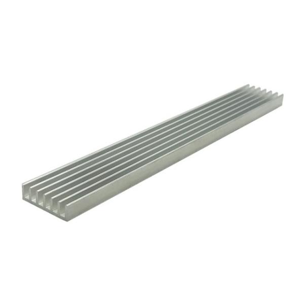 Quality 1.1mm Thick Heat Sink Aluminum Profiles Rectangular Chip Fins For Pc Computer for sale