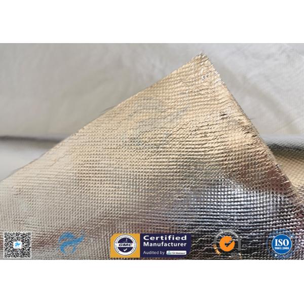 Industrial Hose Silver Coated Fabric Heat Sealing Aluminium Foil Coating