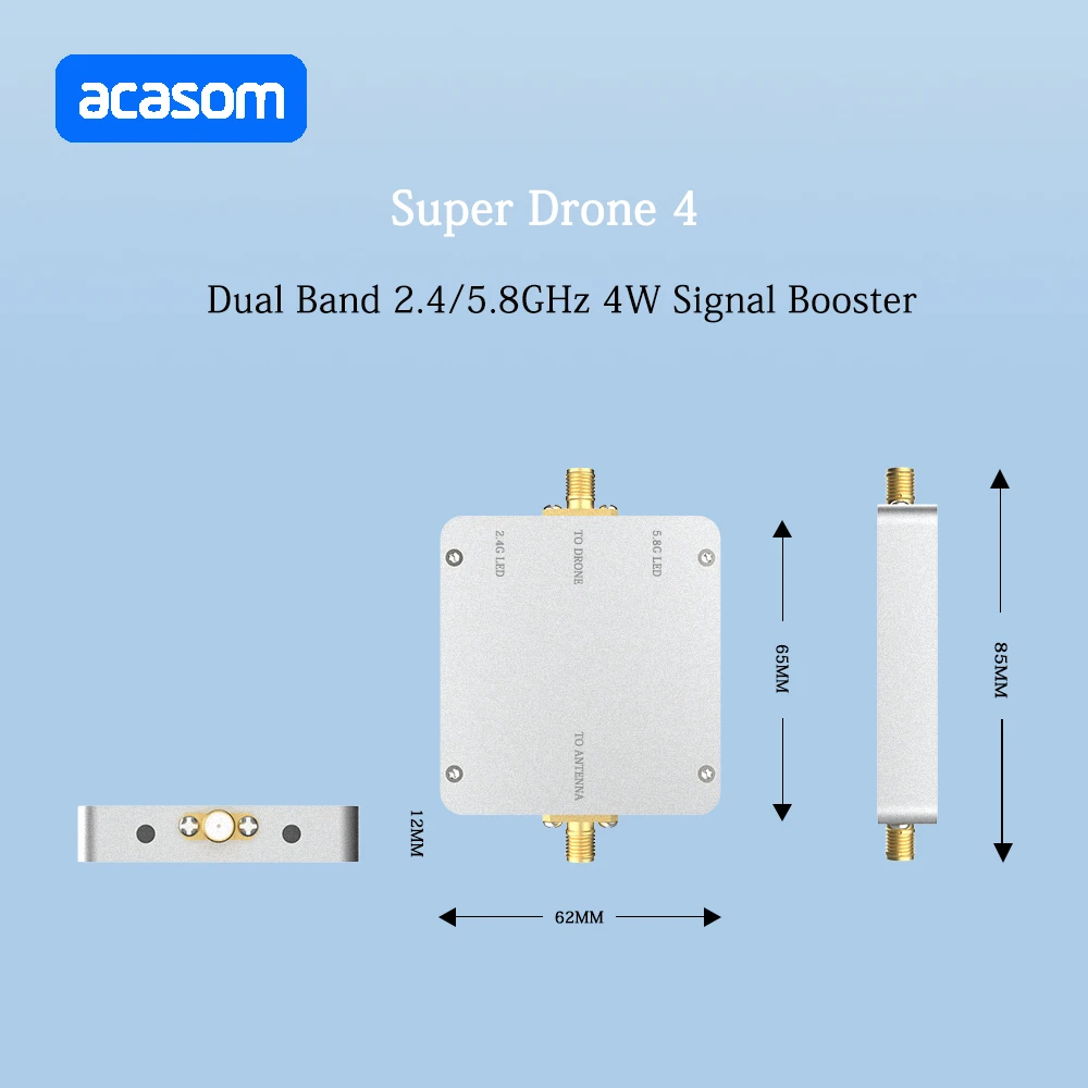 36dBm Bidirectional Drone Signal Booster Amplifier For And Engineering Customers