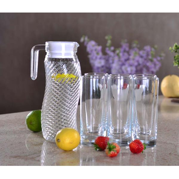 1100ml/37oz Cold Water Glass Pitcher 100% Healthy BPA FREE Material