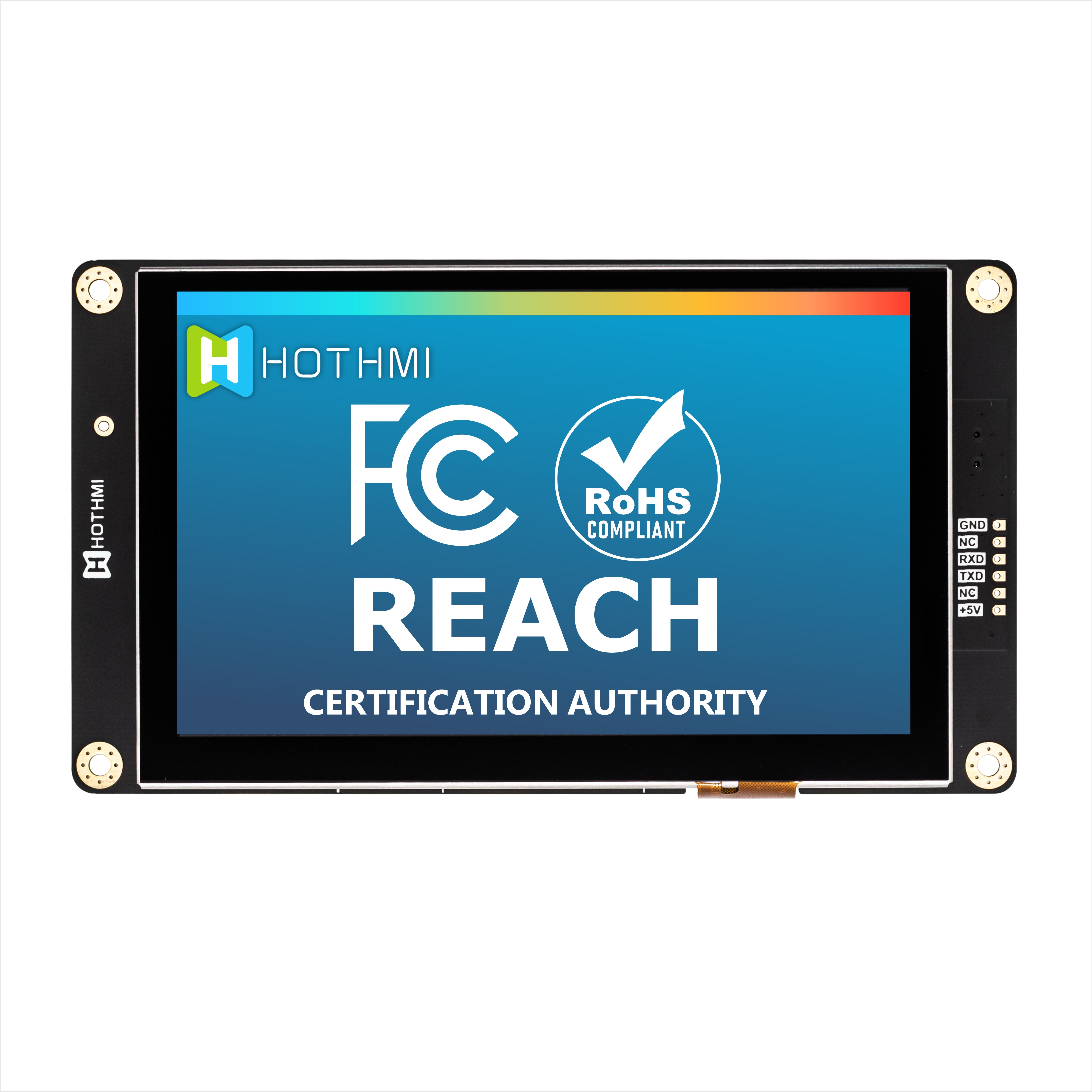 5 Inch Smart Serial Screen 800x480 UART TFT LCD Module Display Panel With Capacitive Touch