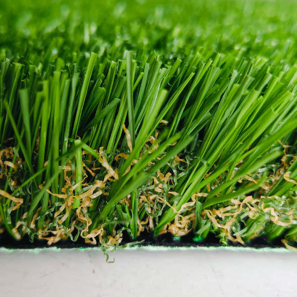 Versatile Playground Artificial Grass UV Resistance For Landscaping And Playground With Green SBR Latex