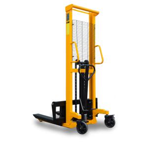 China professional 1000kg 1 ton hydraulic manual hand pallet stacker wholesale
