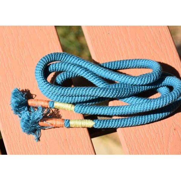 Woven Yarn Head 6mm Round Cotton Drawstring Cord For Garments