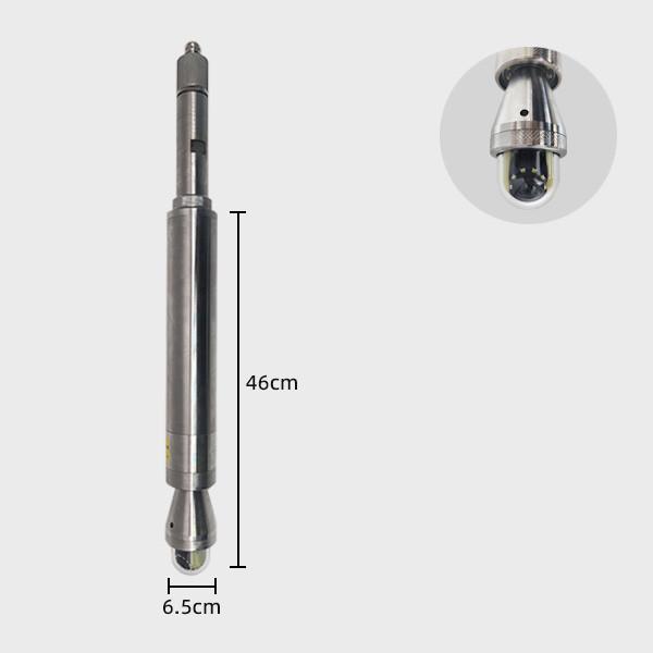 Quality 65mm Dual PTZ Borehole Camera Industrial Level 360 Degree Rotate Can Test Wide Range for sale