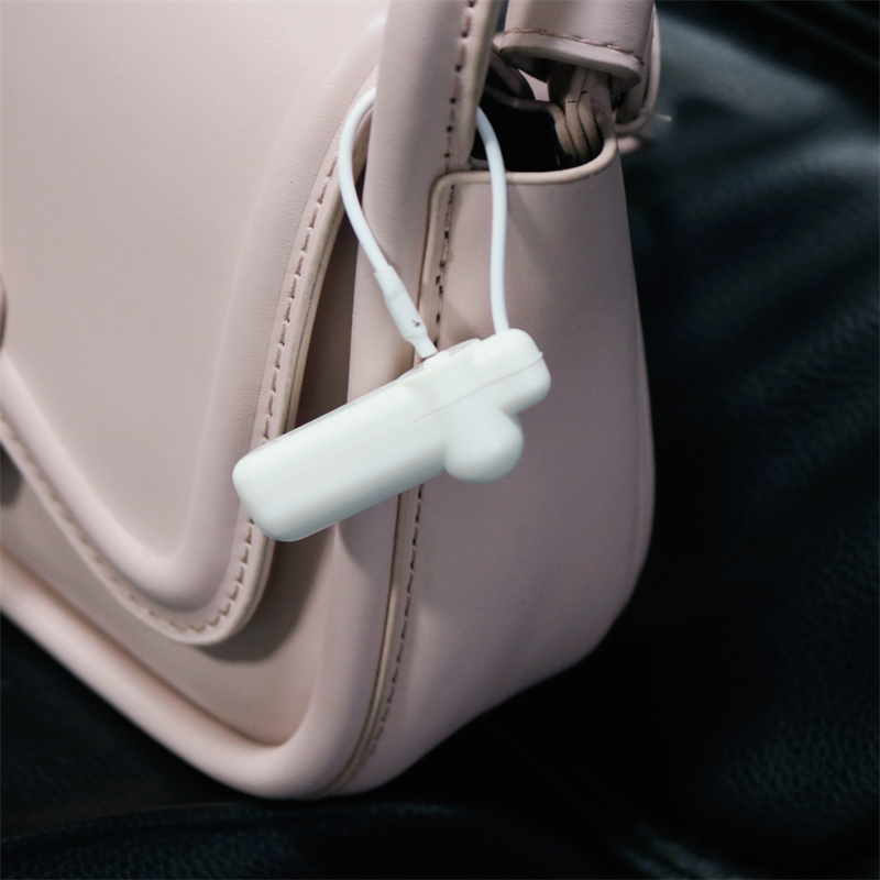 58KHz Retail Store EAS Security Hard AM Tag White With Steel Wire