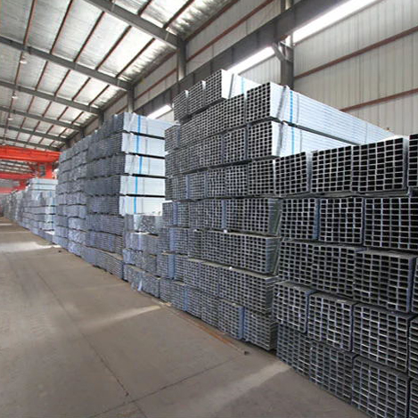Hot Dip Q345 Galvanised Steel Box Section 100x100 Square Pipe Gal