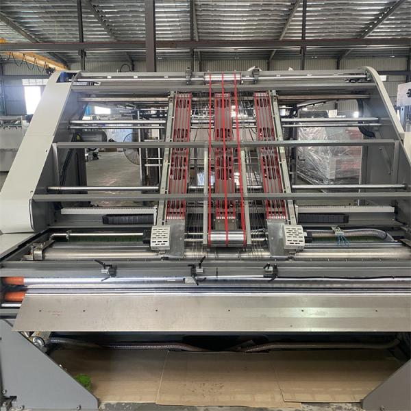 Easy Operation High Speed Automatic Flute Laminator With Auto Flip Flop Stacker