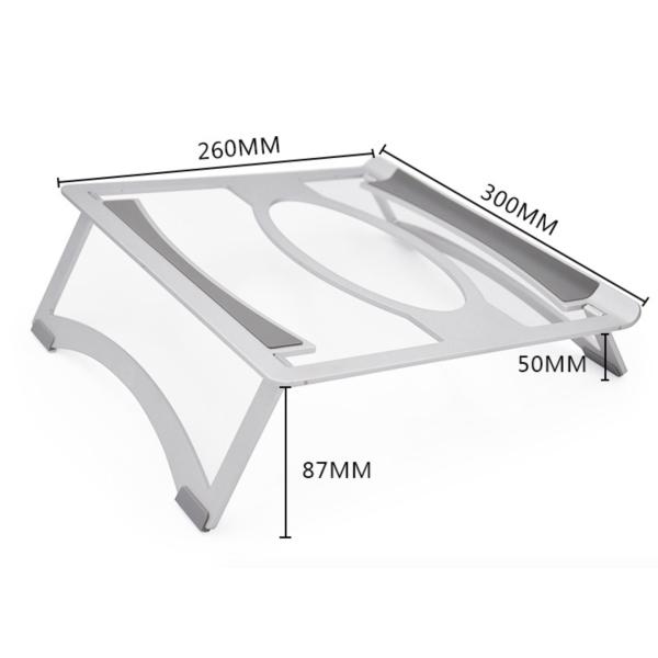 Custom CNC Lathe Machining Metal Laptop Stand Aluminum Cell Phone Stand 3.0mm