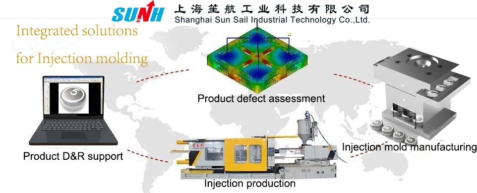 Long Life Plastic Injection Mold Tooling , Car Plastic Molding Mirror Polish Surface