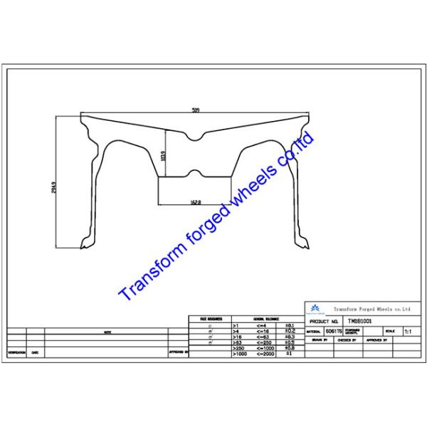 18X10 inches forged wheels monoblock wheels blanks Dimple style barrel and rims