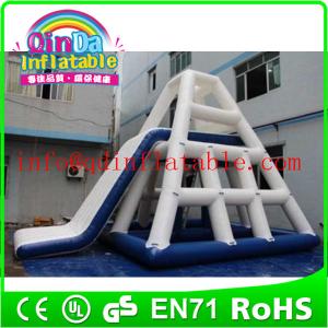China 2015 hot sale qinda inflatable floating water slide wholesale