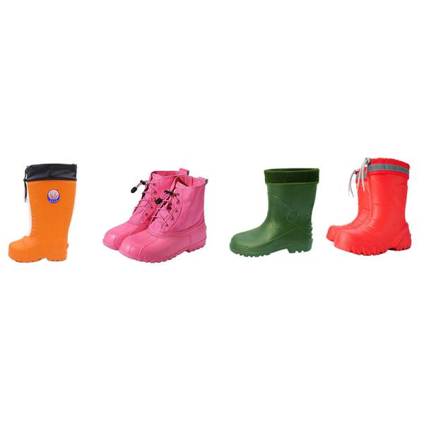 Vertical EVA Cold Resistant Snow Boot Making Machine With 2 Years Gurantee