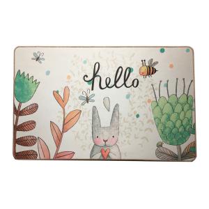 China Floor Mat Suede Fabric Floor HEATER Mat With No Slip Rubber Backed wholesale