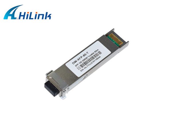 Quality Compatible Cisco 10G XFP Transceiver , XFP 10G ZR 1550nm 80km  tunable With LC Connector for sale