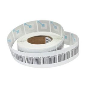 China Professional EAS RF Sensor Sticker Ink Tag / 8.2MHZ Security Labels 45 * 10.8mm wholesale