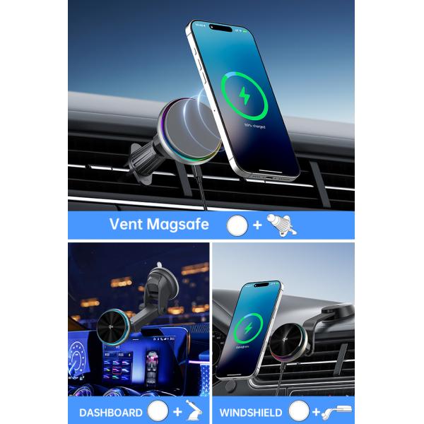 Advanced Cooling System And Multiple Lighting Adjustments For Iphone 15 Pro Max Charger