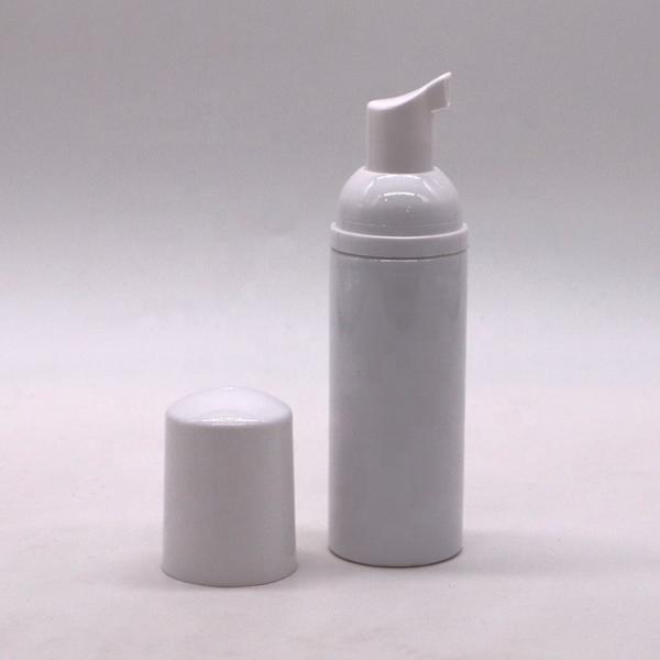 Plastic Packaging Mini Travel Bottle 50ml PET Mousse Foam Bottle with Customized Logo