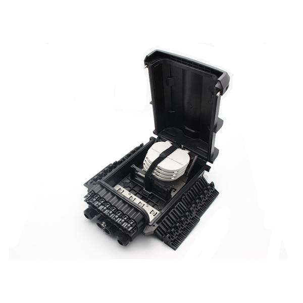 Outdoor 16 Ports SC LC Adapter Fiber Termination Box With Color Black Material ABS Plastic
