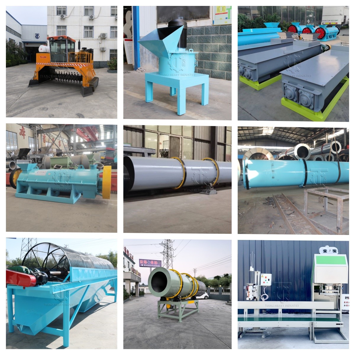 Green Fertilizer Pellet Making Machine Production Line Animal Manure Granulator Production Line