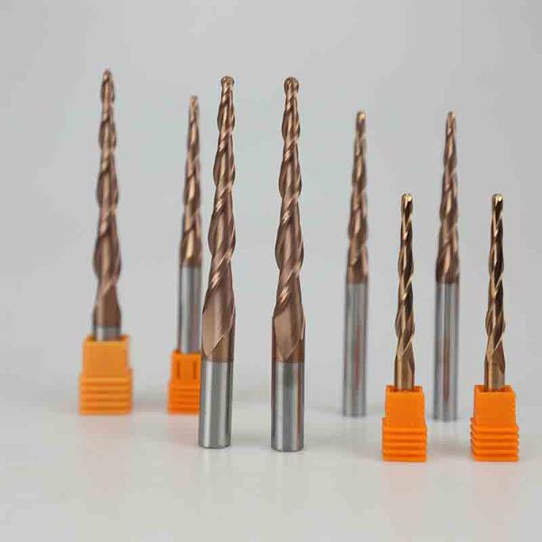 Carbide Milling Cutter for CNC Machine Wolfram Steel Ball Nose End Milling Cutter Tapered Ball Nose End Mill