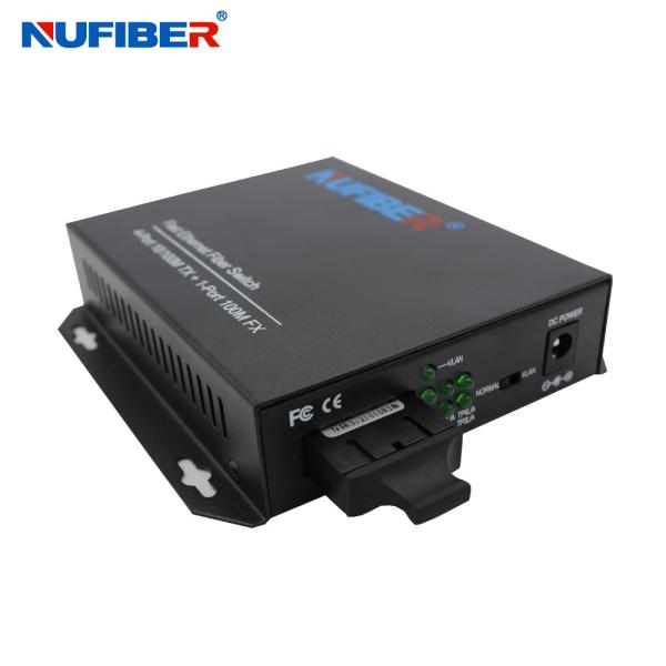 Quality 100M Dual Fiber Optical Fiber Switch Tx To Fx Support MAC Self Learning for sale