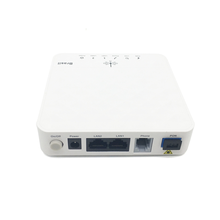 FP-1000-02-B/P GPON ONU ONT Router FTTH 1GE 1FE 1TEL Optical Network Terminal