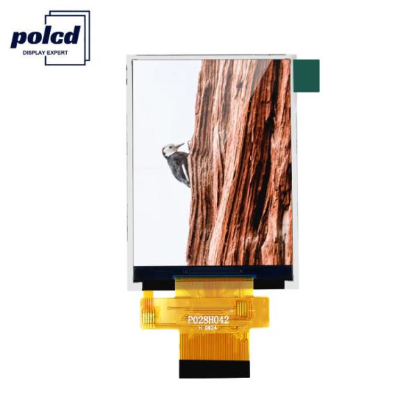 Quality Polcd MCU 8 Bit 2.8 Lcd Module 57.6Mm Touch Screen Display Modul 12 0'CLOCK for sale